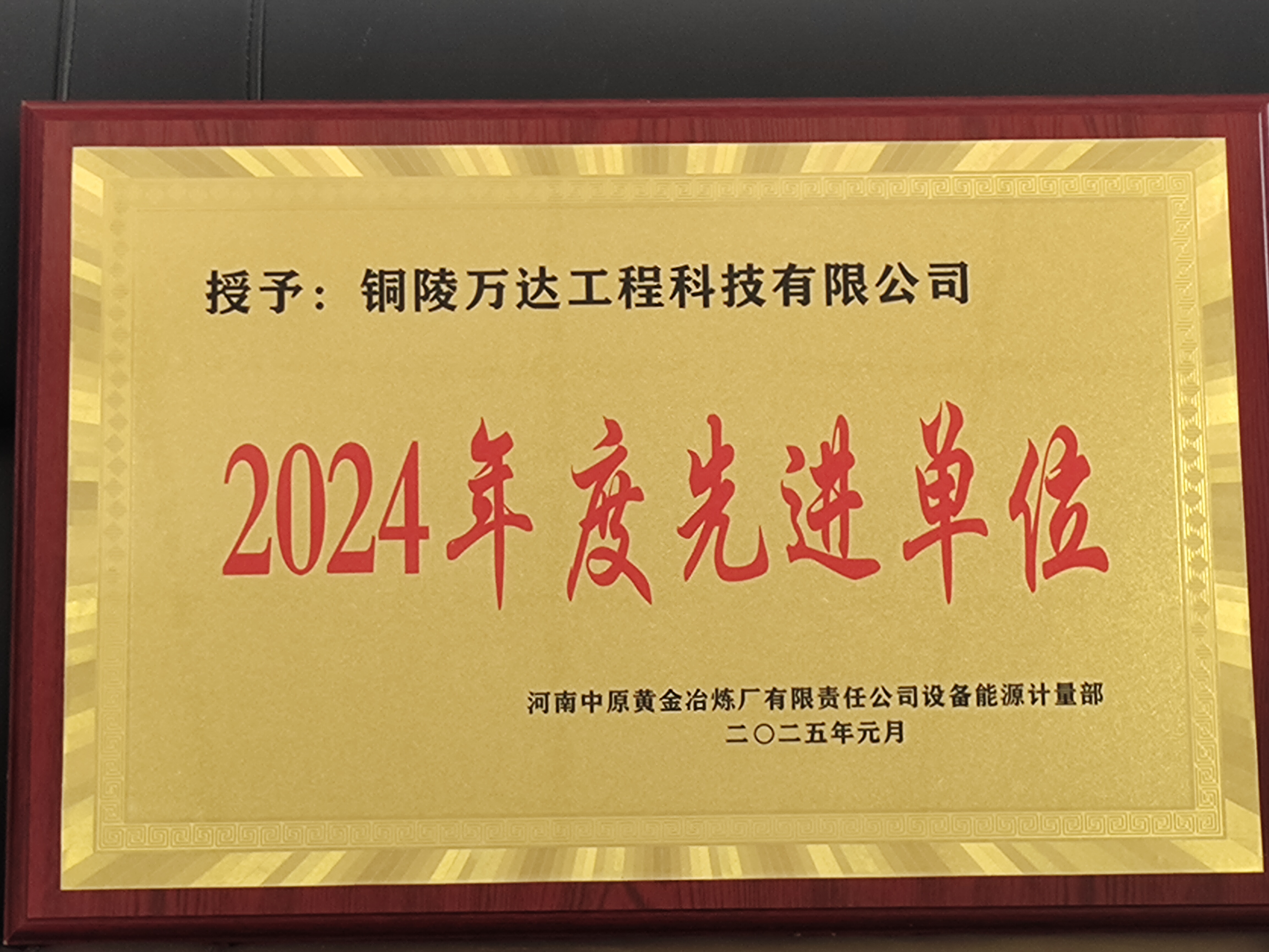 2024年度先进单位